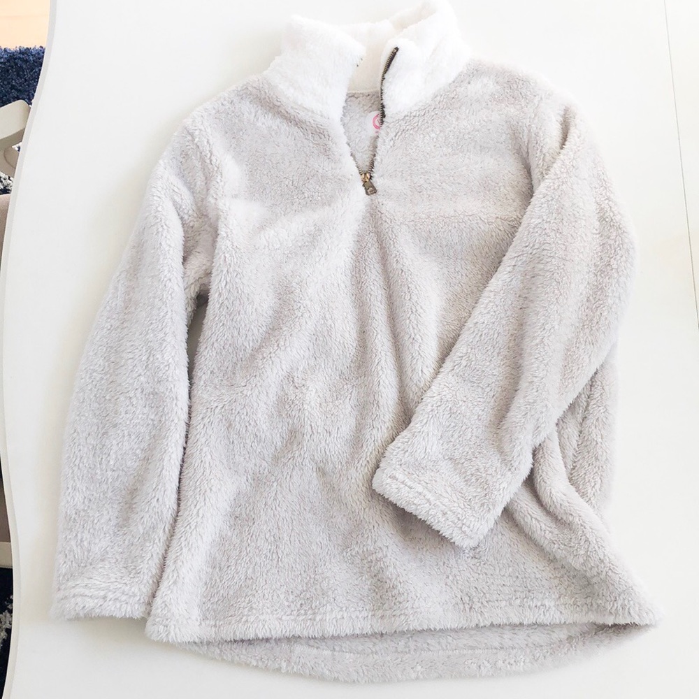 Fuzzy Sherpa Style Sweatshirt